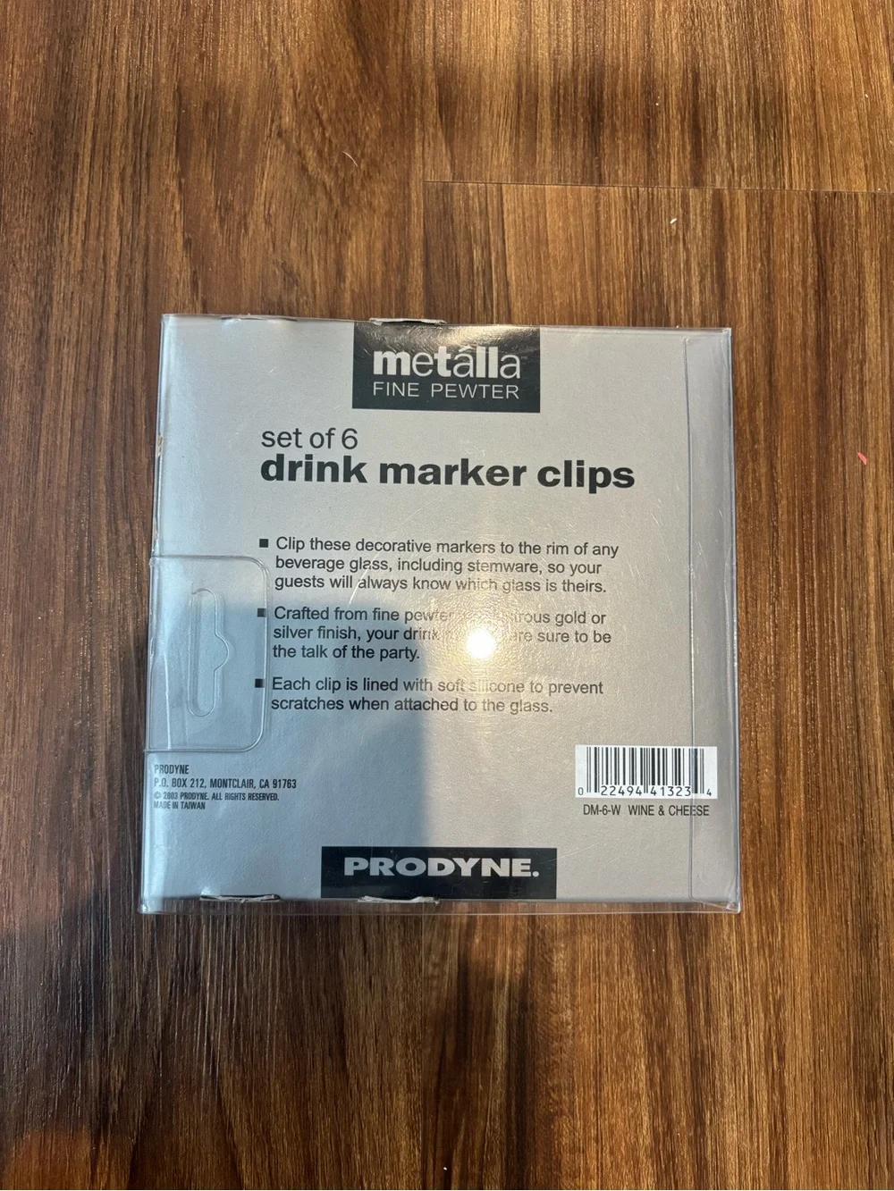 Drink Marker Clips - Set of 6